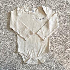 Honey Bee organic bodysuit